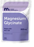 Micro Ingredients Magnesium Glycinate 800mg softgels front view
