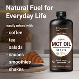 Micro Ingredients MCT Oil pouring into a smoothie