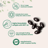 Micro Ingredients Mega Mushroom Complex packaging side view