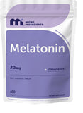 Micro Ingredients Melatonin 20mg Strawberry Tablets front view
