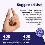 Micro Ingredients Melatonin 20mg Strawberry Tablets packaging