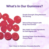 Micro Ingredients Melatonin Gummies 20mg serving size