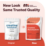 Micro Ingredients Micronized Creatine Capsules side view