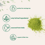 Micro Ingredients Moringa Leaf Powder scoop included