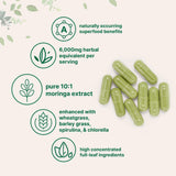 Micro Ingredients Moringa Oleifera Capsules close-up of capsules