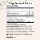Micro Ingredients Multi Collagen Gummies ingredients list on packaging