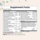 Micro Ingredients multivitamin bottle side view with label