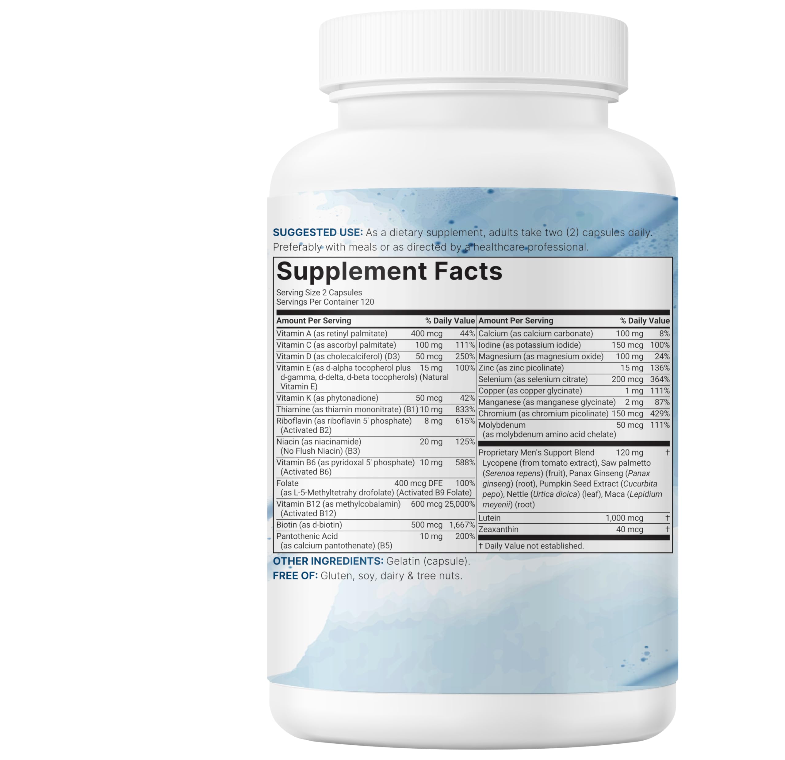 Micro Ingredients multivitamin lifestyle scene with healthy foods