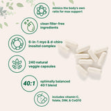Micro Ingredients Myo & D-Chiro Inositol Complex 200g capsule close-up
