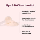 Micro Ingredients Myo-Inositol & D-Chiro Inositol Powder 454g packaging