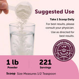 Micro Ingredients Myo-Inositol & D-Chiro Inositol Powder scoop and powder