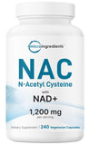 Micro Ingredients NAC with NAD+ Capsules front view
