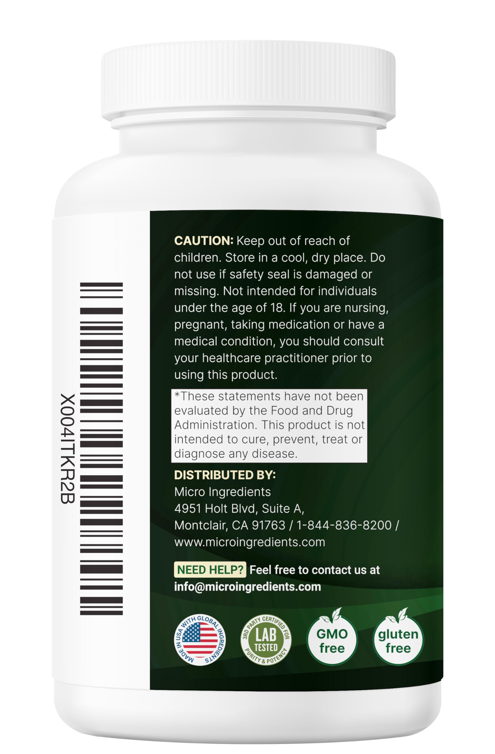 Micro Ingredients NAD+ Resveratrol capsules with a glass of water