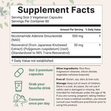 Micro Ingredients NAD+ Resveratrol side view with label