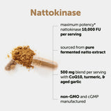 Micro Ingredients Nattokinase bottle side view