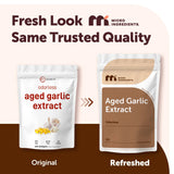 Micro Ingredients Odorless Aged Garlic Extract Softgels back view