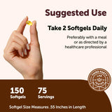 Micro Ingredients Odorless Aged Garlic Extract Softgels side view