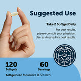 Micro Ingredients Omega-3 Fish Oil packaging side view