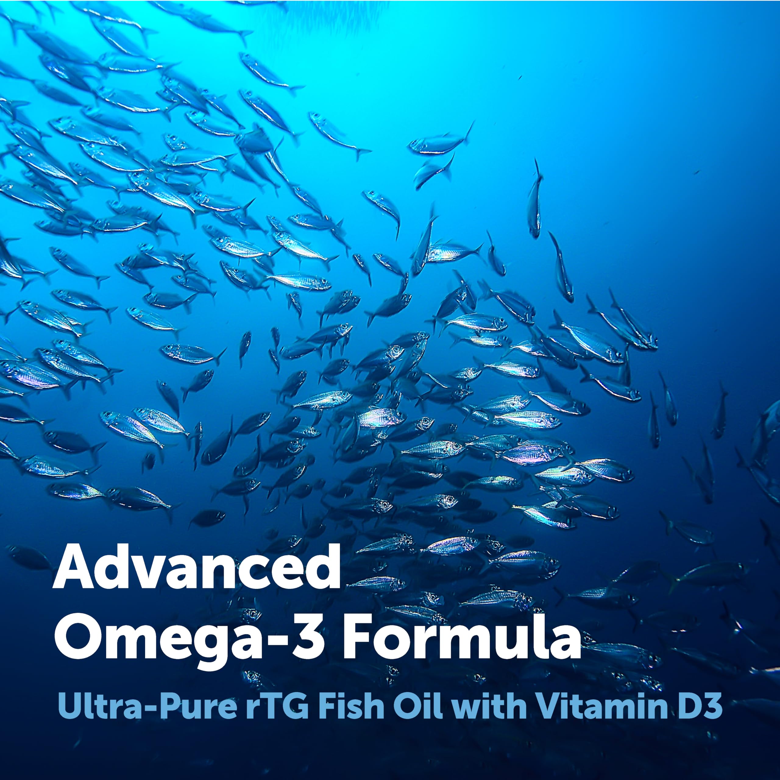 Micro Ingredients Omega-3 Fish Oil softgel bottle