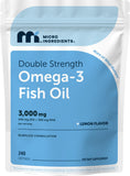 Micro Ingredients Omega-3 Fish Oil Softgels 3000mg front view