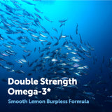 Micro Ingredients Omega-3 Fish Oil Softgels 3000mg with lemon flavour