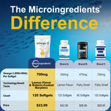 Micro Ingredients Omega-3 Fish Oil Softgels 4200mg packaging