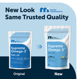 Micro Ingredients Omega-3 Fish Oil softgels packaging