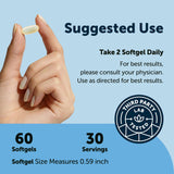 Micro Ingredients Omega-3 Fish Oil softgels with lemon