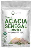 Micro Ingredients Organic Acacia Senegal Powder front view