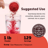 Micro Ingredients Organic Beet Root Juice Powder in a bowl