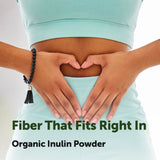 Micro Ingredients Organic Inulin Powder 500g mixed in yogurt