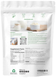 Micro Ingredients Organic Inulin Powder packaging side view