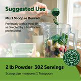Micro Ingredients Organic Spirulina Powder 930g in a smoothie