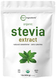 Micro Ingredients Organic Stevia Powder 454g front view
