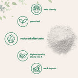 Micro Ingredients Organic Stevia Powder in a bowl