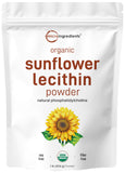Micro Ingredients Organic Sunflower Lecithin Granules Powder front view