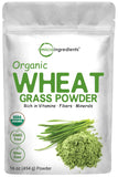 Micro Ingredients Organic Wheatgrass Superfood Powder front view