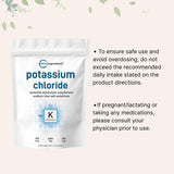 Micro Ingredients Potassium Chloride Powder 1kg side view