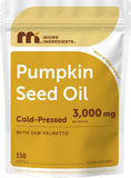Micro Ingredients Pumpkin Seed Oil Softgels 150 count front view