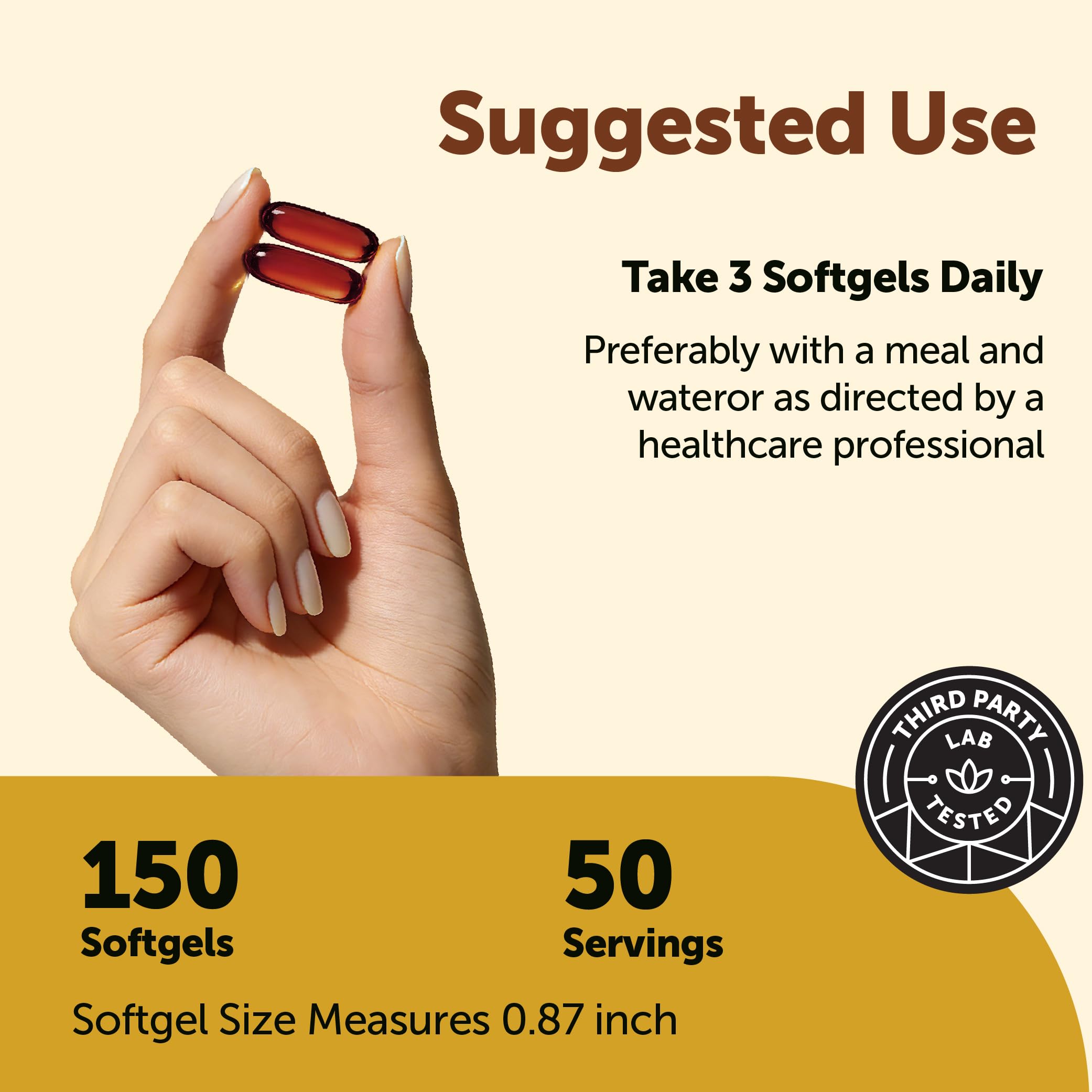 Micro Ingredients Pumpkin Seed Oil Softgels nutritional information