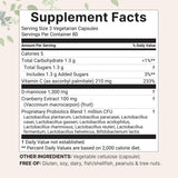Micro Ingredients Pure D-Mannose Veggie Capsules bottle side view