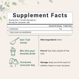 Micro Ingredients Pure L Glutamine Powder packaging
