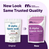 Micro Ingredients R-Alpha Lipoic Acid Softgels 600mg back view