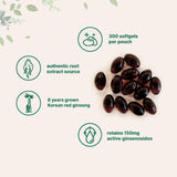 Micro Ingredients Red Panax Ginseng Softgels close-up of softgels