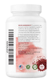 Micro Ingredients Red Yeast Rice Complex bottle with a plant background
