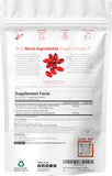 Micro Ingredients Sea Buckthorn Oil 240 Veggie Softgels back view