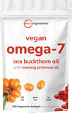 Micro Ingredients Sea Buckthorn Oil 240 Veggie Softgels front view