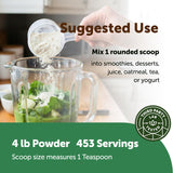 Micro Ingredients Stevia Sugar Substitute scoop alongside baking ingredients