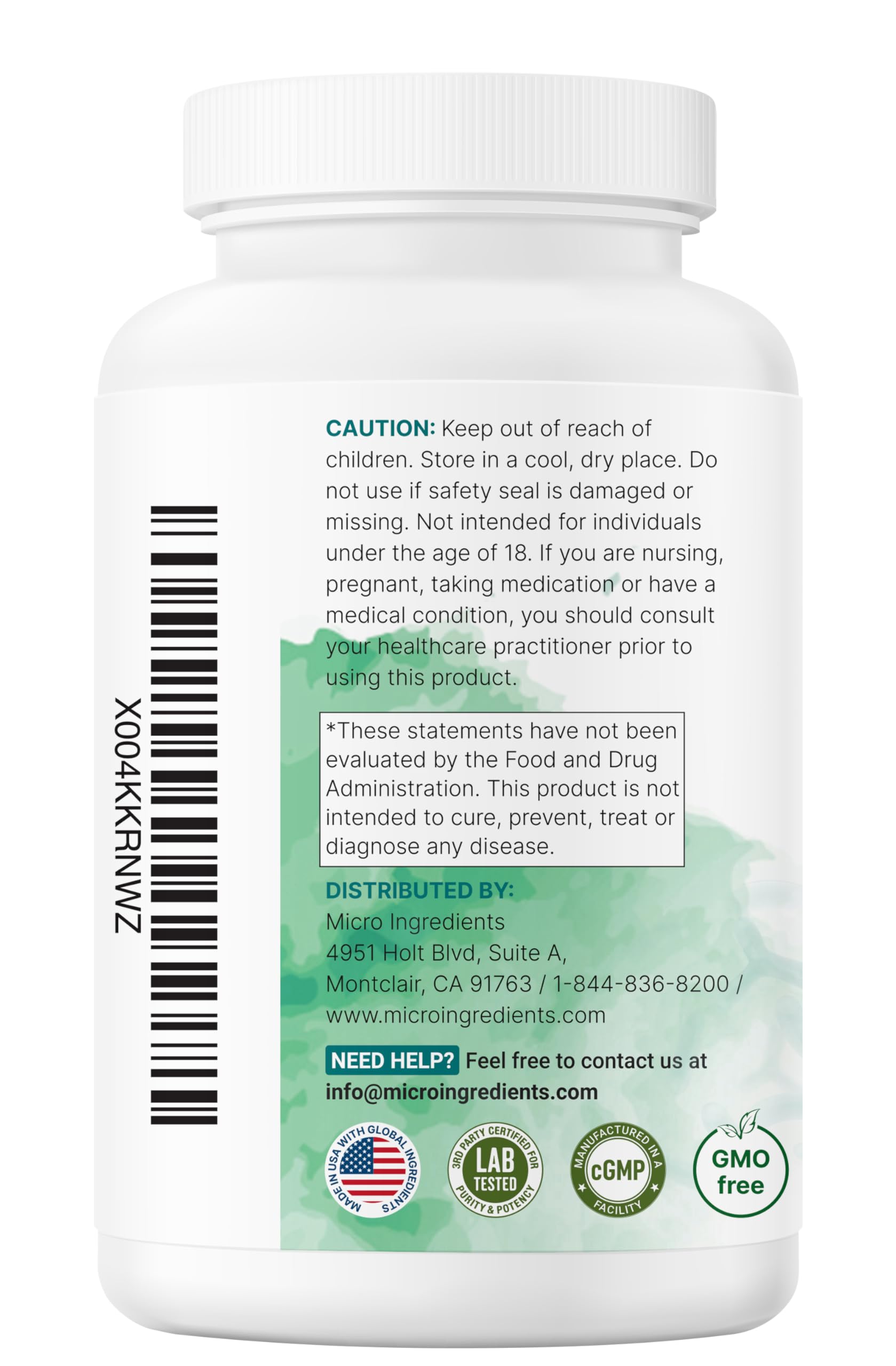 Micro Ingredients Super Enzymes+ product packaging and label close-up