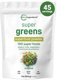 Micro Ingredients Super Greens Powder 470g front view